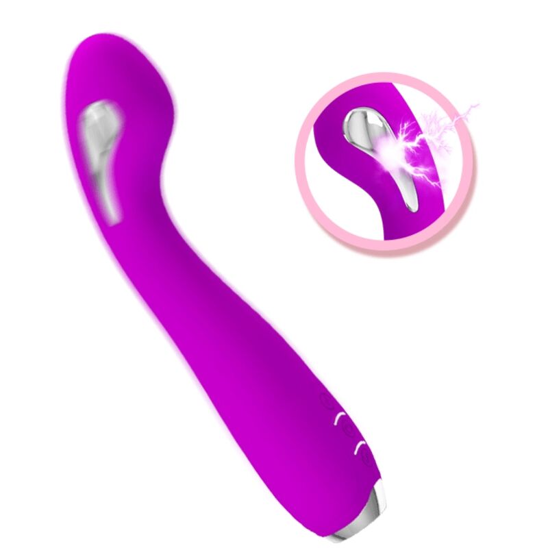 Pretty Love - Hector Wiederaufladbarer Elektroschock-Vibrator Wasserdicht Lila