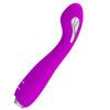 G-Punkt-Vibrator Hector Wiederaufladbar mit Elektrostimulation Wasserdicht Lila