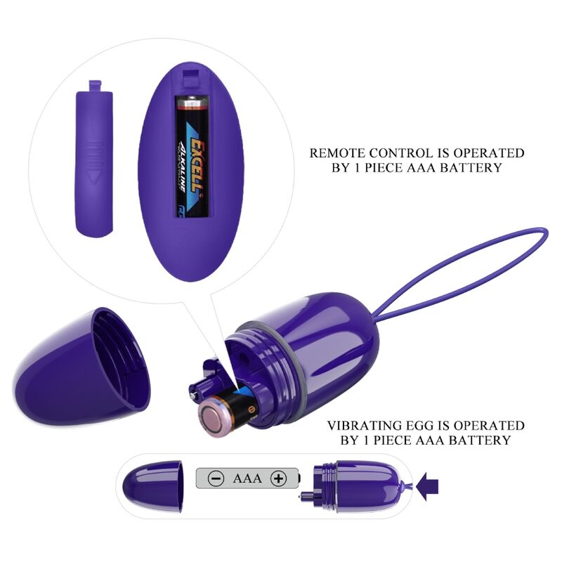 Pretty Love - Selkie Youth Mini Vibrierendes Ei Violet Fernbedienung