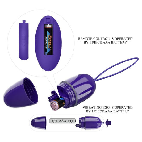 Vibrator Selkie Youth Mini Vibrierendes Ei Violet Fernbedienung Violett.5