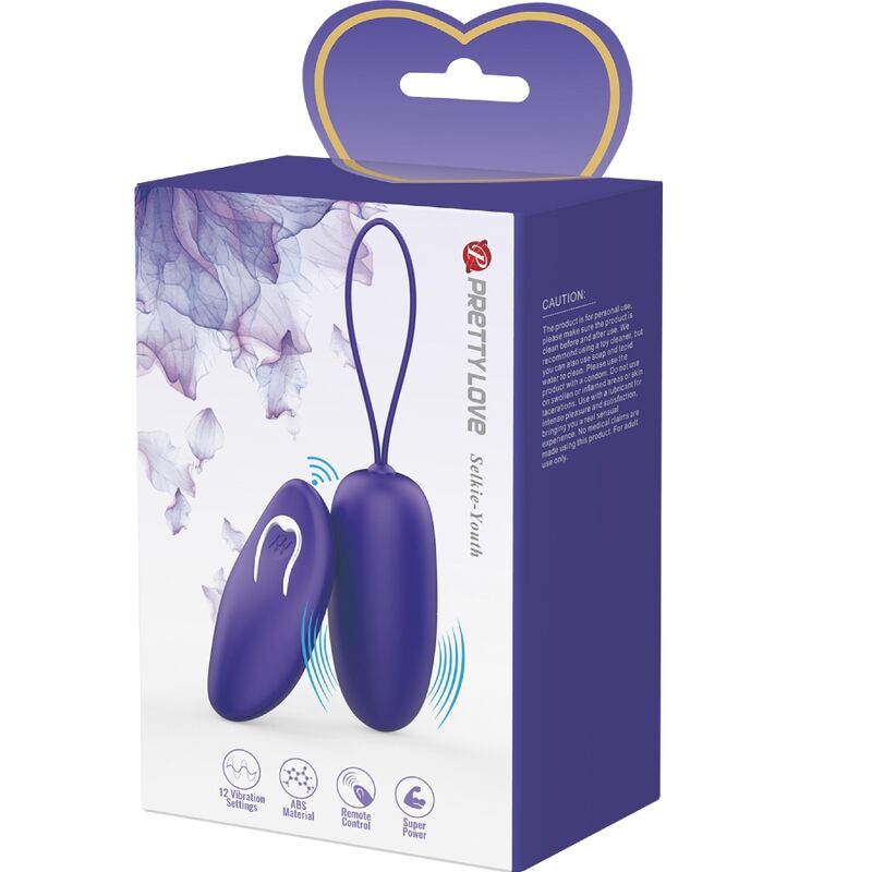 Pretty Love - Selkie Youth Mini Vibrierendes Ei Violet Fernbedienung