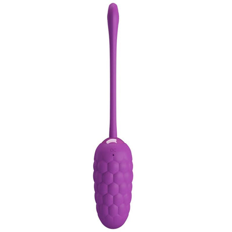 Vibrator Vibrierendes Ei mit Lila Wiederaufladbarer Meerestextur