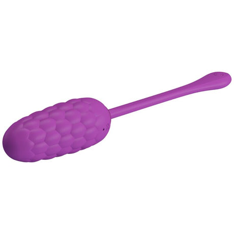 Vibrator Vibrierendes Ei mit Lila Wiederaufladbarer Meerestextur.2