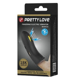 Pretty Love - Marico Schwarze Elektrostimulator-Fingerhülle