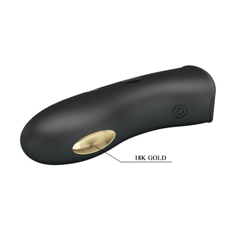 Penishülle Marico Schwarze Elektrostimulator-Fingerhülle.8