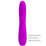 Pretty Love - Melanie Purple Wiederaufladbarer Kaninchenvibrator