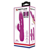 Pretty Love - Melanie Purple Wiederaufladbarer Kaninchenvibrator