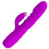 Pretty Love - Melanie Purple Wiederaufladbarer Kaninchenvibrator