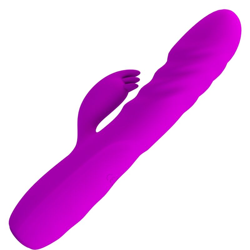 Pretty Love - Melanie Purple Wiederaufladbarer Kaninchenvibrator