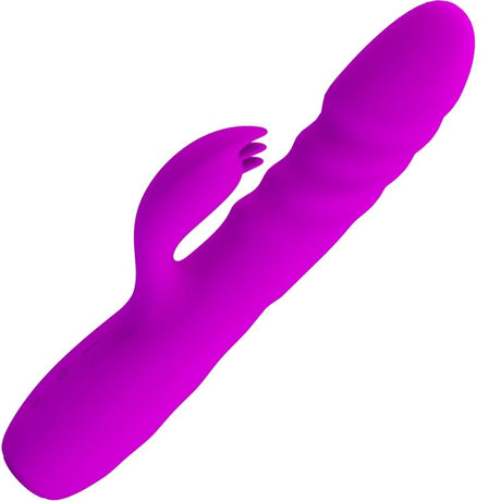 Pretty Love - Melanie Purple Wiederaufladbarer Kaninchenvibrator