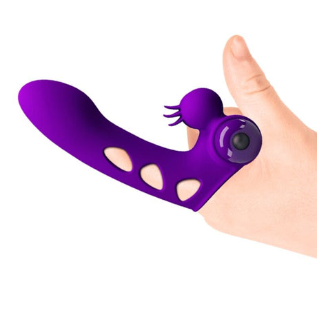 Pretty Love - Orlando Purple Vibrator Fingerhülle