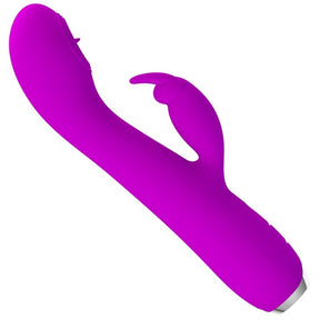 Pretty Love - Rachel Wiederaufladbarer Vibrator mit Lila Saugnapf