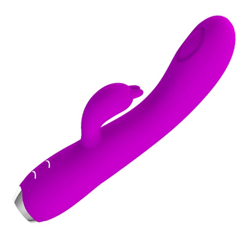 Pretty Love - Regina Wiederaufladbarer Vibrator-Sauggel Lila