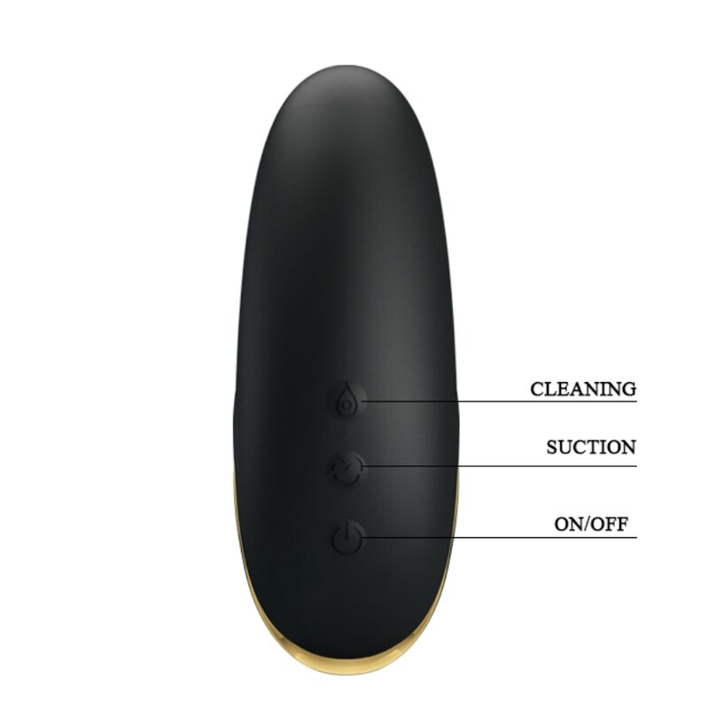 Pretty Love - Luxus-Wiederaufladbarer Saugmassager Schwarz