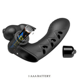 Pretty Love - Vance Black Rabbit Vibrator Fingerabdeckung