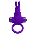Pretty Love - Vibratorring I Kaninchen für Lila Penis