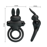 Pretty Love - Vibrator Iii Kaninchenring für Schwarzen Penis