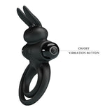 Pretty Love - Vibrator Iii Kaninchenring für Schwarzen Penis