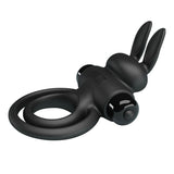Pretty Love - Vibrator Iii Kaninchenring für Schwarzen Penis