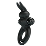 Pretty Love - Vibrator Iii Kaninchenring für Schwarzen Penis