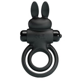 Pretty Love - Vibrator Iii Kaninchenring für Schwarzen Penis