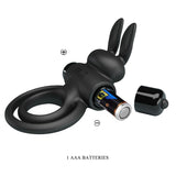Pretty Love - Vibrator Iii Kaninchenring für Schwarzen Penis