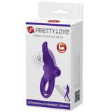 Pretty Love - Lila Vibrierender Penisring