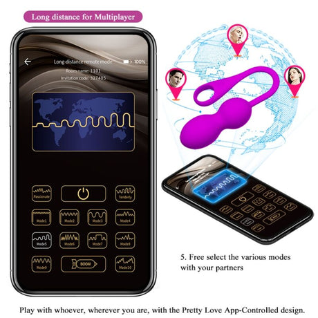 Vibrator Elvira Wiederaufladbare Vibrierblle Lila.12