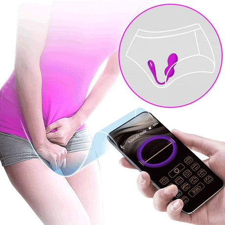 Vibrator Elvira Wiederaufladbare Vibrierblle Lila.6