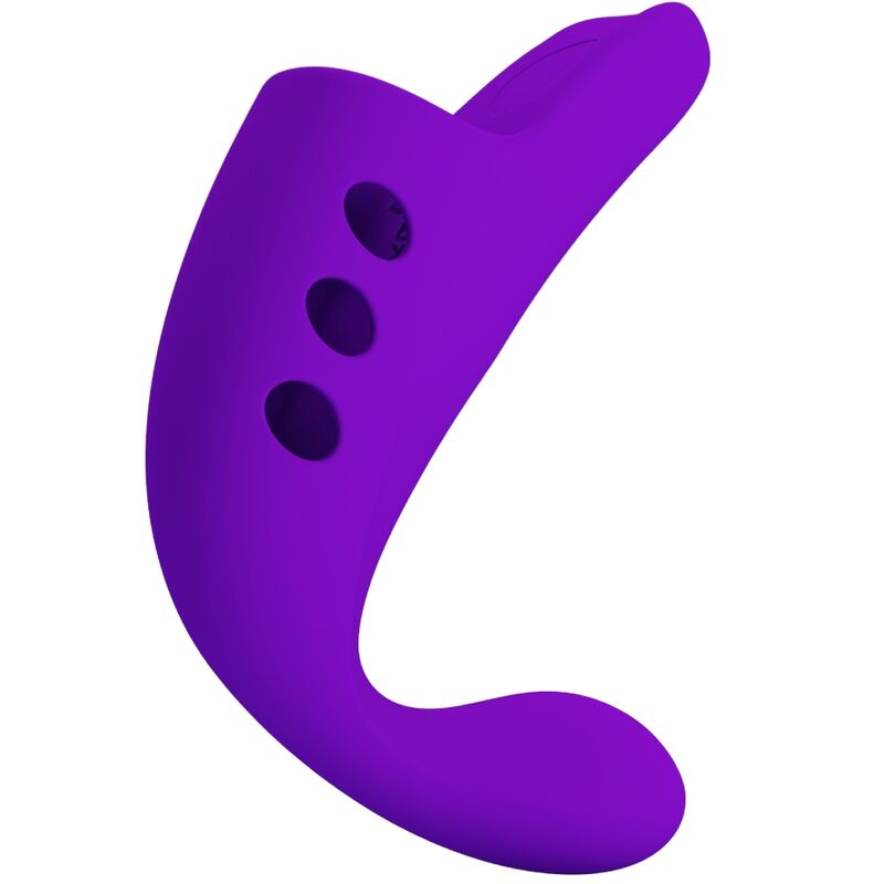 Pretty Love - Gorgon Purple Wiederaufladbarer Fingervibrator