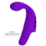 Pretty Love - Gorgon Purple Wiederaufladbarer Fingervibrator