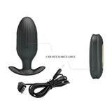 Pretty Love - Kelly Plug Anal Wiederaufladbarer Vibrator Schwarz