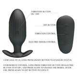 Pretty Love - Kelly Plug Anal Wiederaufladbarer Vibrator Schwarz