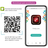 Pretty Love - Vibrierendes Ei der Nymphe, App-Gesteuert, Lila