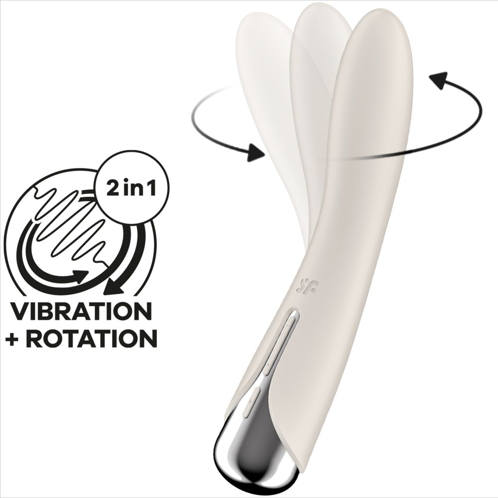 Satisfyer - Spinning Vibe 1 g-Spot Beige Rotator Vibrator