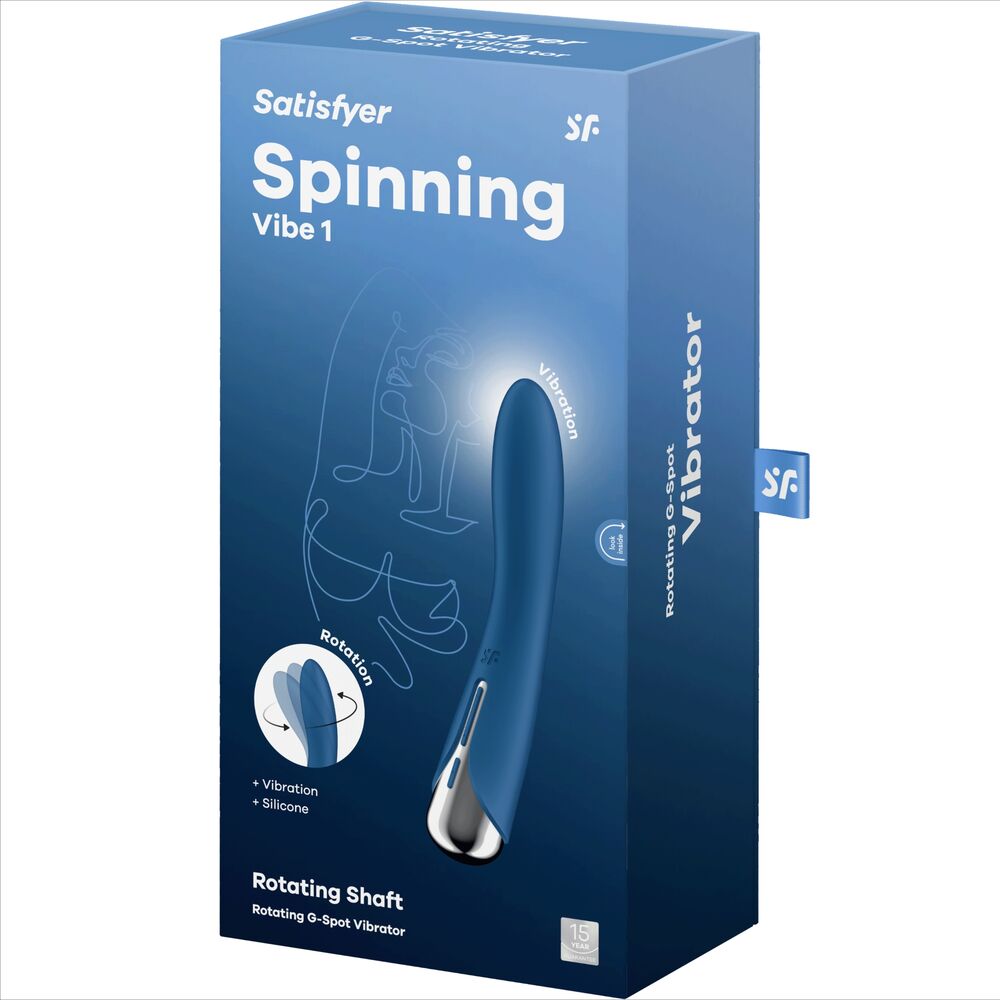 Satisfyer - Spinning Vibe 1 g-Spot Blauer Rotator Vibrator