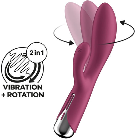 Rabbit-Vibrator Spinning Rabbit 1 Stimulation der Klitoris und des Roten g-Punkts.5