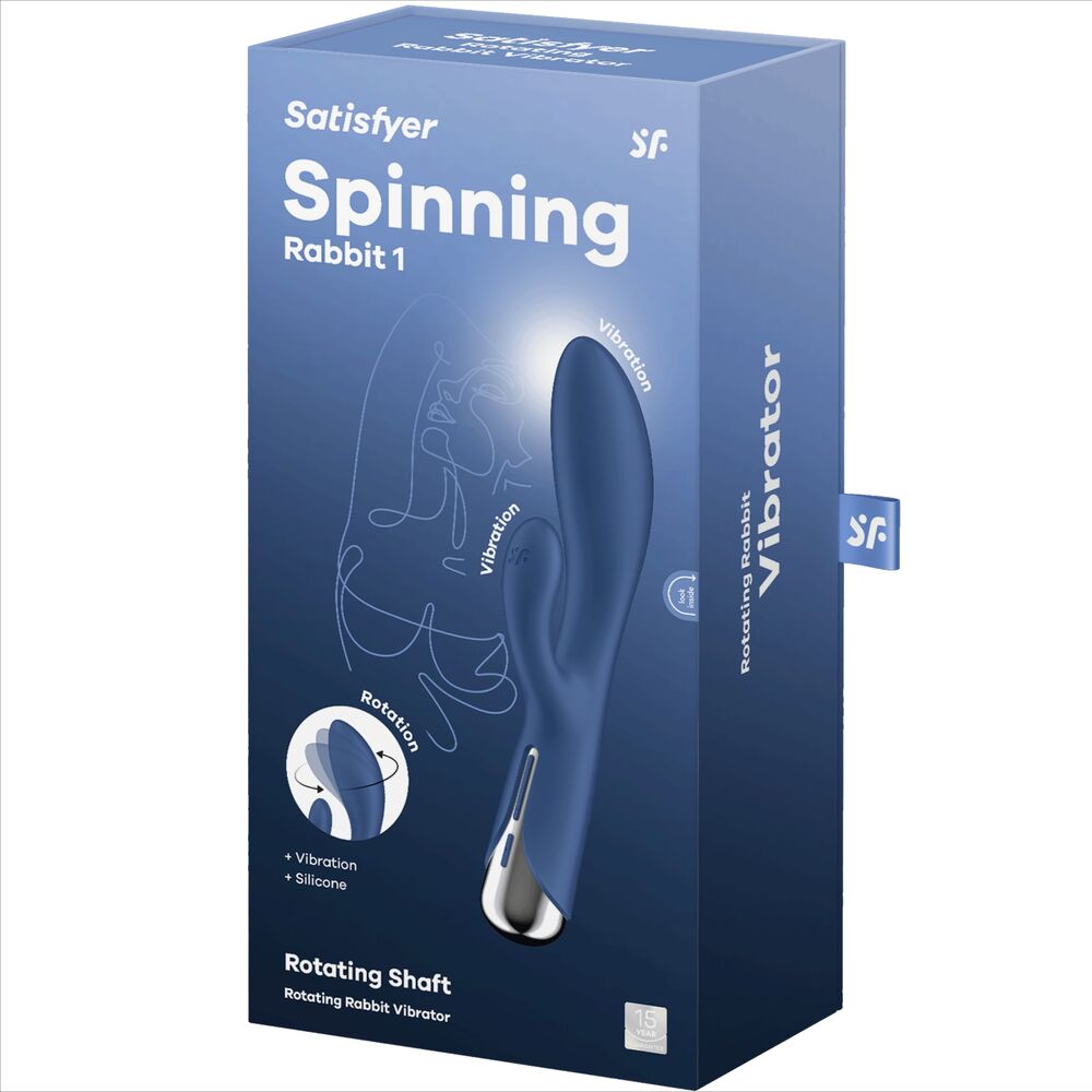 Satisfyer - Spinning Rabbit 1 Klitoris und g-Spot Stimulation Blau