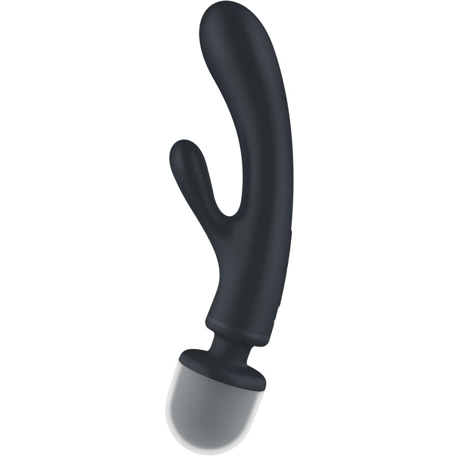 Satisfyer - Triple Lover Rabbit Vibrator Massager Grau