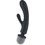 Satisfyer - Triple Lover Rabbit Vibrator Massager Grau