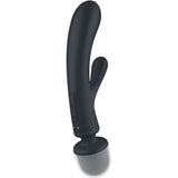 Satisfyer - Triple Lover Rabbit Vibrator Massager Grau