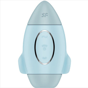 Satisfyer - Mission Control Blauer Kleiner Doppelimpuls Vibrator