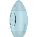 Satisfyer - Mission Control Blauer Kleiner Doppelimpuls Vibrator