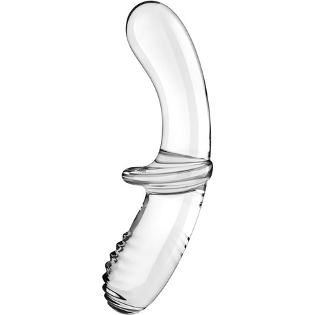 Glasdildo Doppel Kristall Transparent.1
