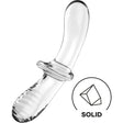 Satisfyer - Doppel Kristall Dildo Transparent