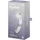 Satisfyer - Doppel Kristall Dildo Transparent