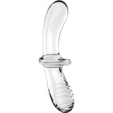 Satisfyer - Doppel Kristall Dildo Transparent