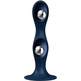 Satisfyer - Double Ball-R Silikondildo Blau