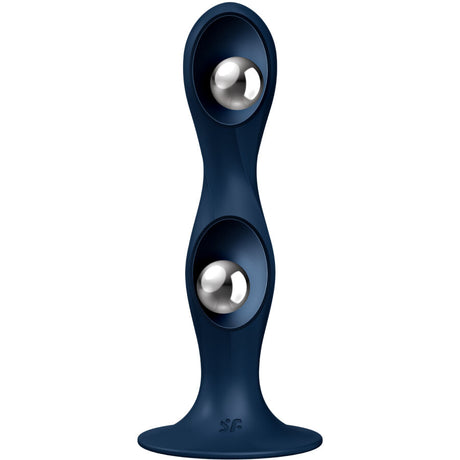 Dildo Double Ball-R Silikondildo Blau.1