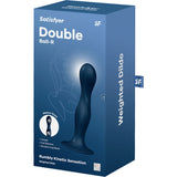 Satisfyer - Double Ball-R Silikondildo Blau